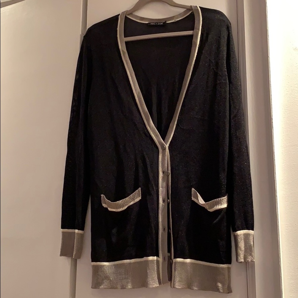 Nic+Zoe long cardigan L